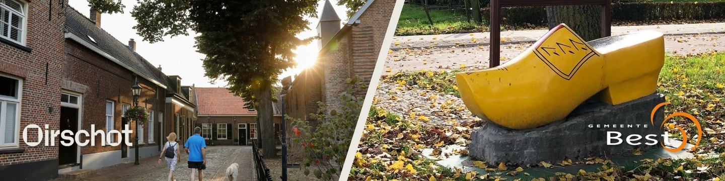 Street in the municipality of Oirschot and Klomp in the municipality of Best.