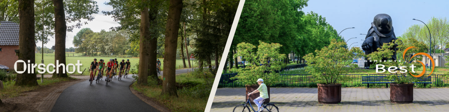 Fietsers gemeente Oirschot en Best