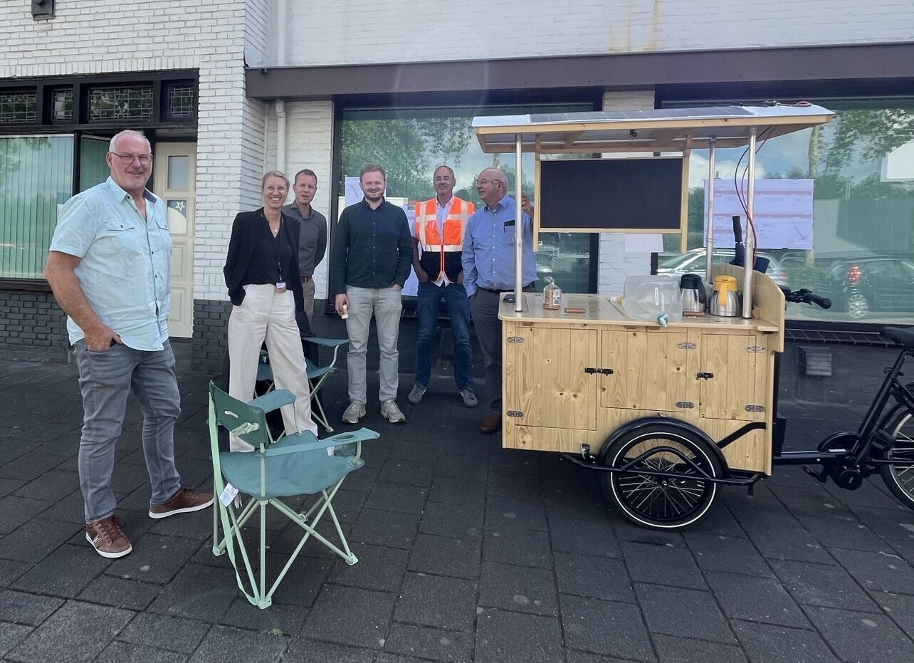 Bakfiets op de Bosseweg