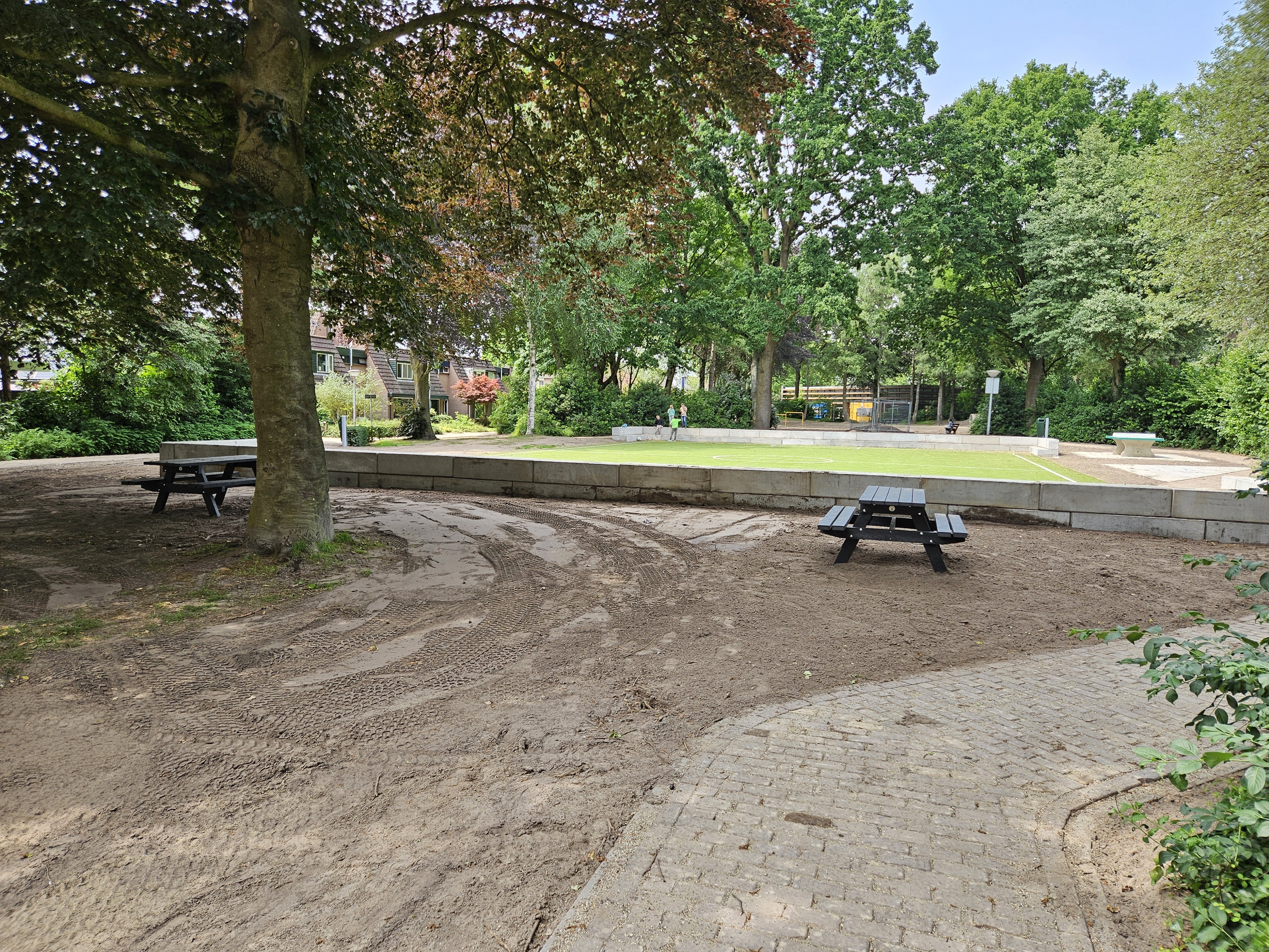 speeltuin in aanleg